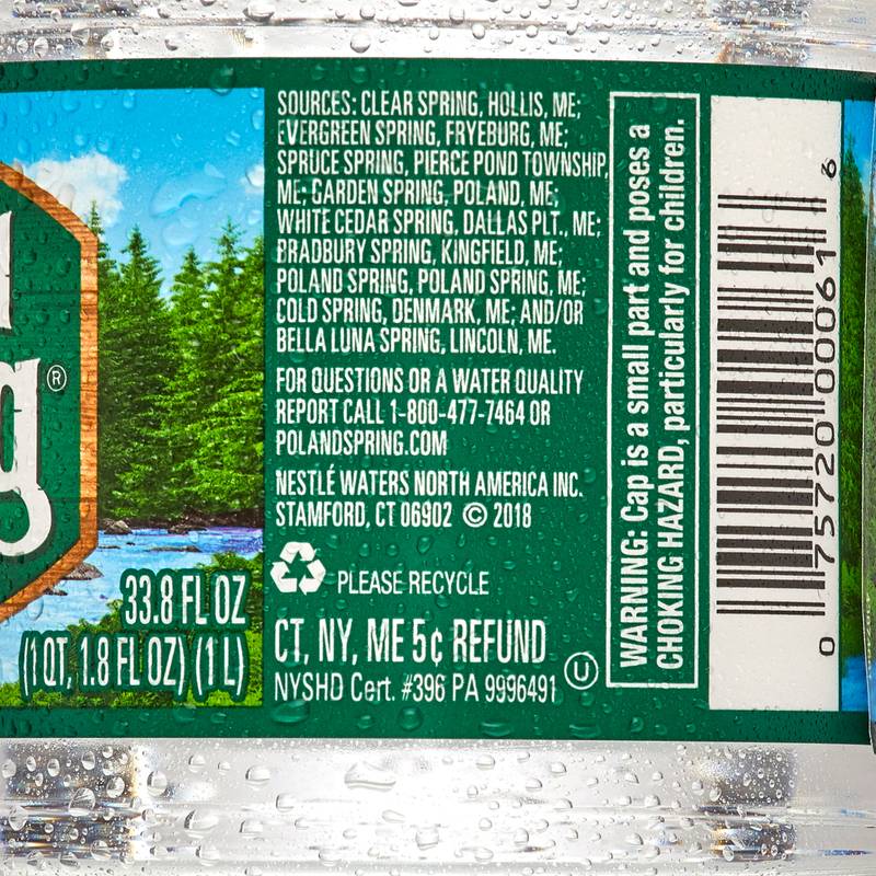 Poland Spring Water 1L Btl