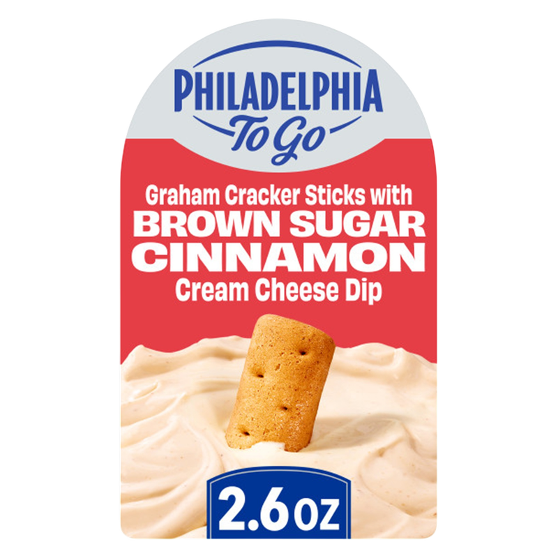 Philadelphia To Go Graham Cracker Sticks & Brown Sugar Cinnamon Cream Cheese Dip 2.6oz
