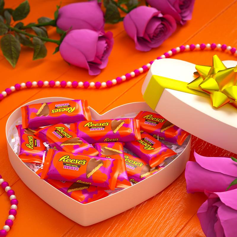 Reese's Milk Chocolate Peanut Butter Hearts, 1.2oz