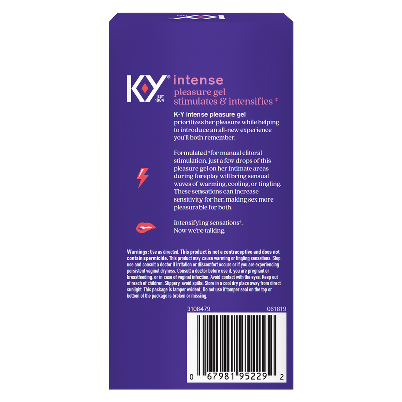 K-Y Intense Pleasure Gel .34oz