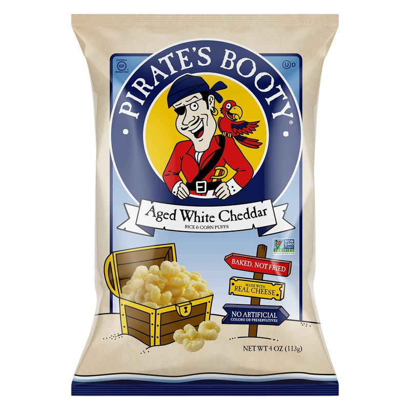 Pirate's Booty Aged White Cheddar Puffs 4oz