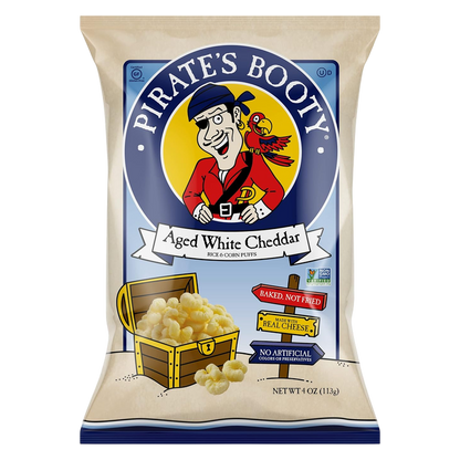Pirate's Booty Aged White Cheddar Puffs 4oz