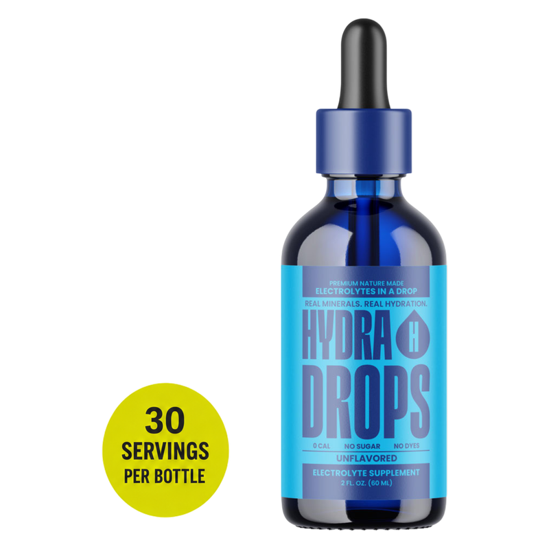 Hydra Drops Liquid Hydration Electrolyte Drops, 1 Bottle
