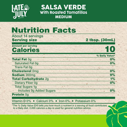 Late July Salsa Verde 15.5oz