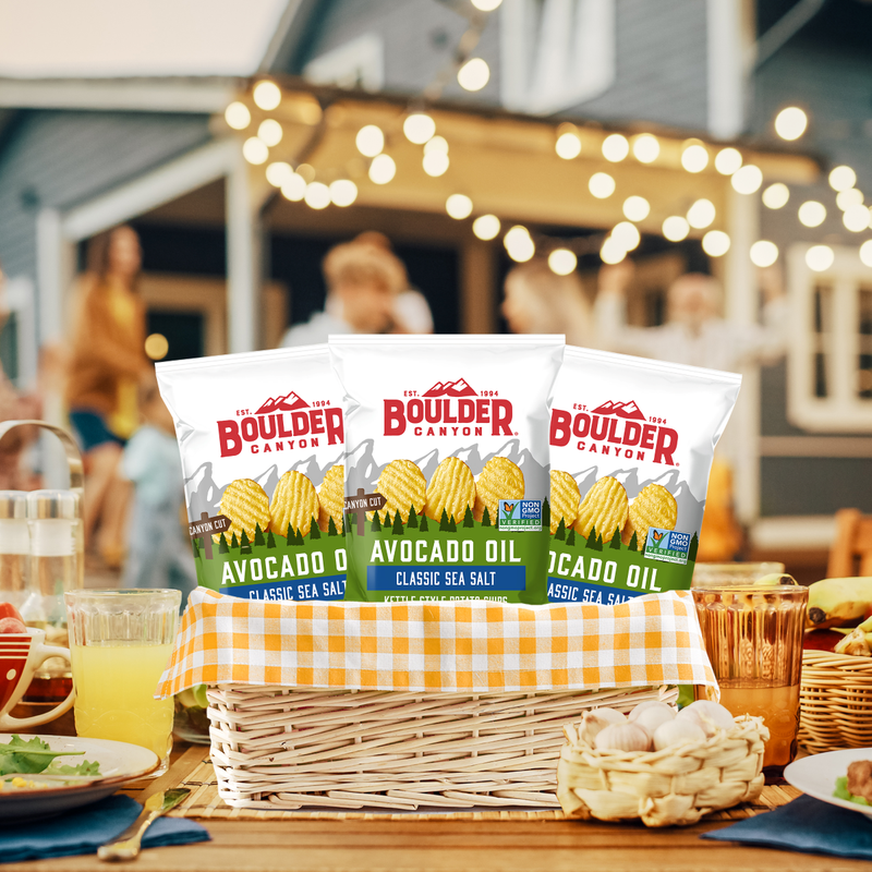 Boulder Canyon Avocado Oil Classic Sea Salt Kettle Potato Chips 5.25oz
