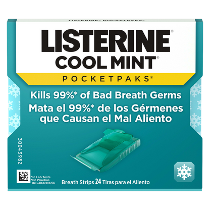 Listerine Cool Mint Breath Strips 24ct