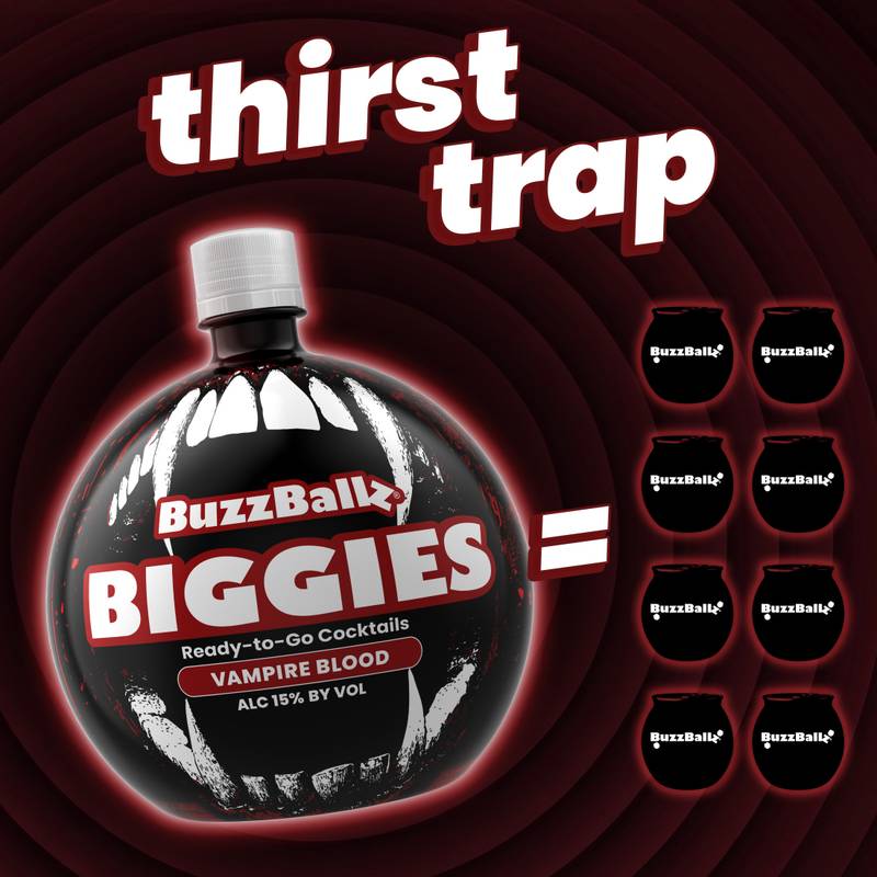 BuzzBallz Biggies Vampire Blood Chiller 1.5L