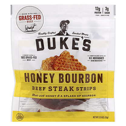 Duke's Honey Bourbon Beef Steak Stripes 2.5oz