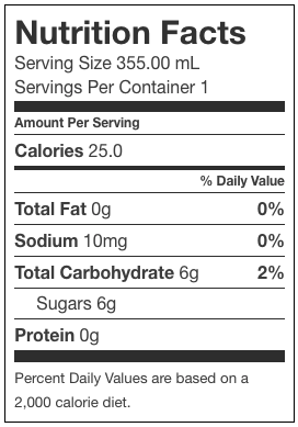 Wave Soda Mango 12oz