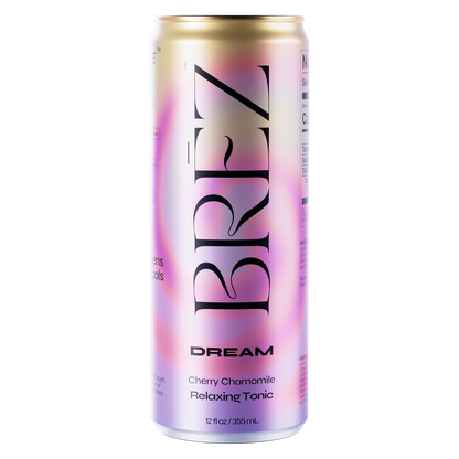 BREZ Dream Cherry Chamomile Relaxing Tonic 4pk 12oz Can