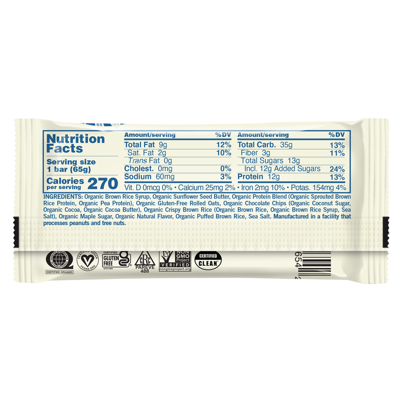 GoMacro Oatmeal Chocolate Chip 2.3oz