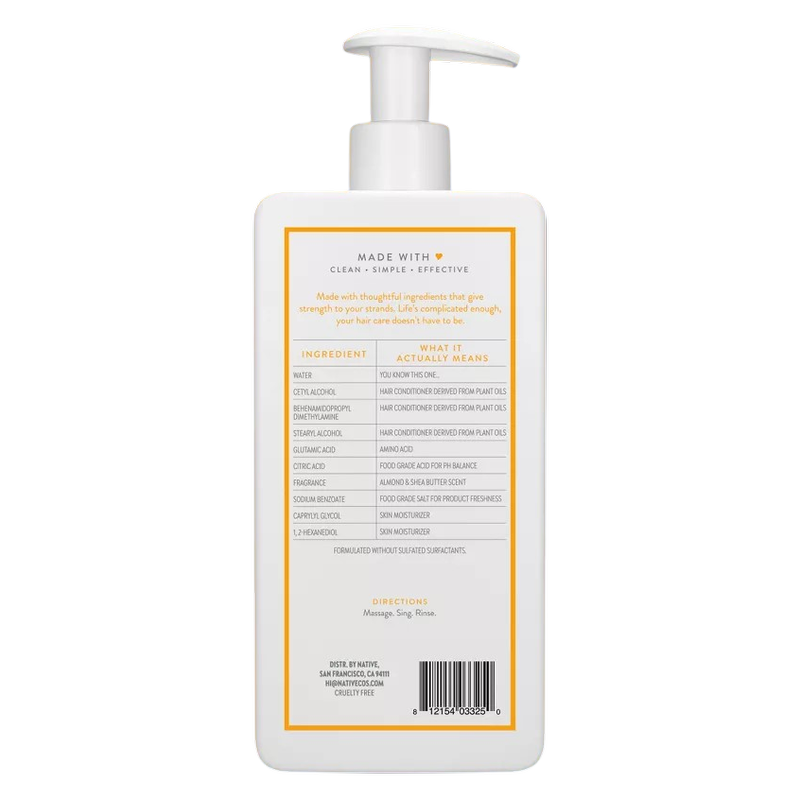 Native Conditioner, Almond & Shea Butter, 16.5 fl oz
