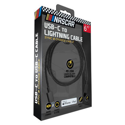 Nascar USB-C Charge Cable 2m