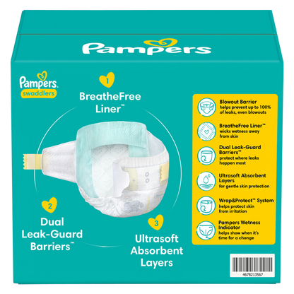 Pampers Swaddlers Size 4 Super Pack 66 ct