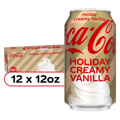 Coca-Cola Holiday Creamy Vanilla 12pk 12oz Can