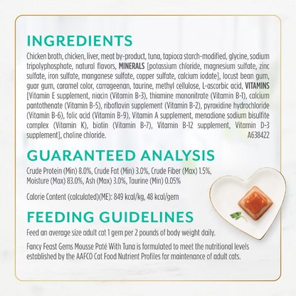 Fancy Feast Gems Tuna Mousse 4oz