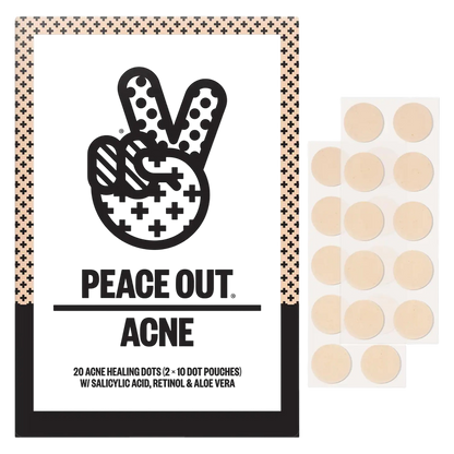 Peace Out Salicylic Acid Acne Healing Dots, 20ct