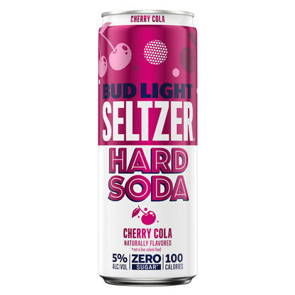 Bud Light Seltzer Hard Soda Cherry Cola Single 12oz Can 5.0% ABV