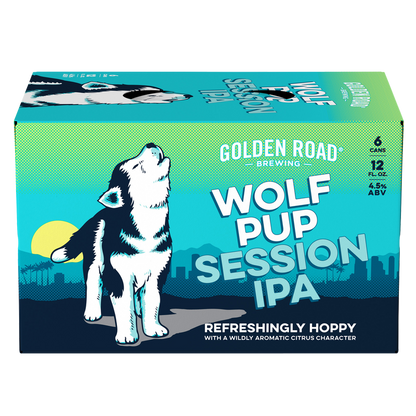 Golden Road Wolf Pup 6pk 12oz Can 4.5% ABV