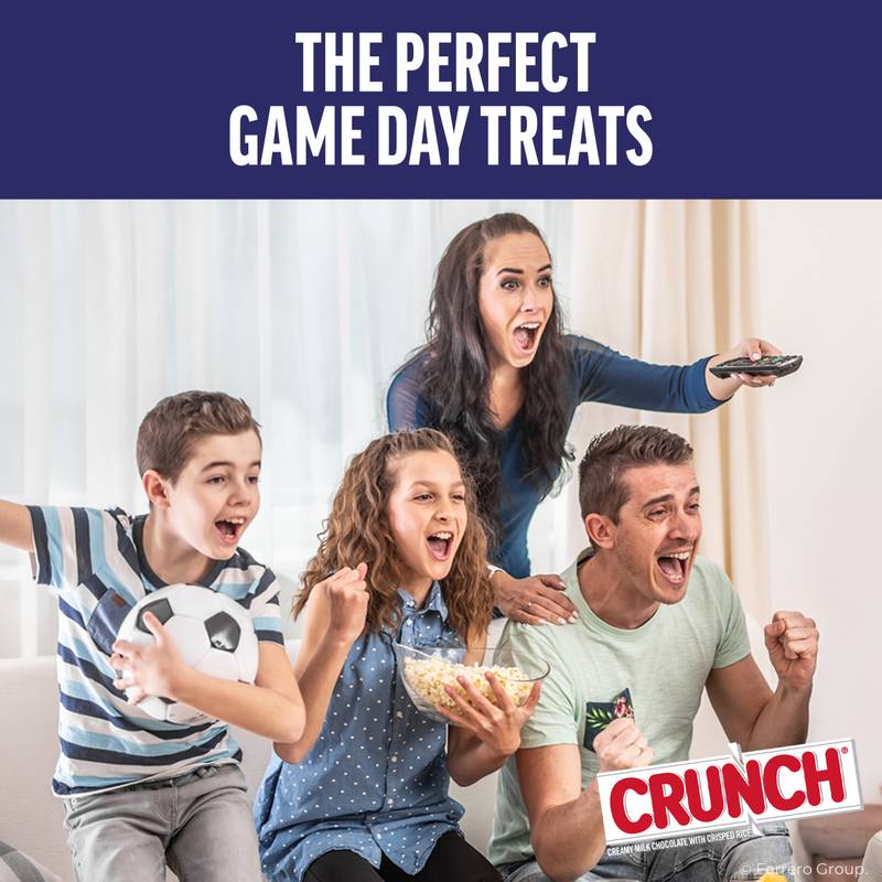 Buncha CRUNCH Milk Chocolate and Crisped Rice, Resealable Bag, 8 oz