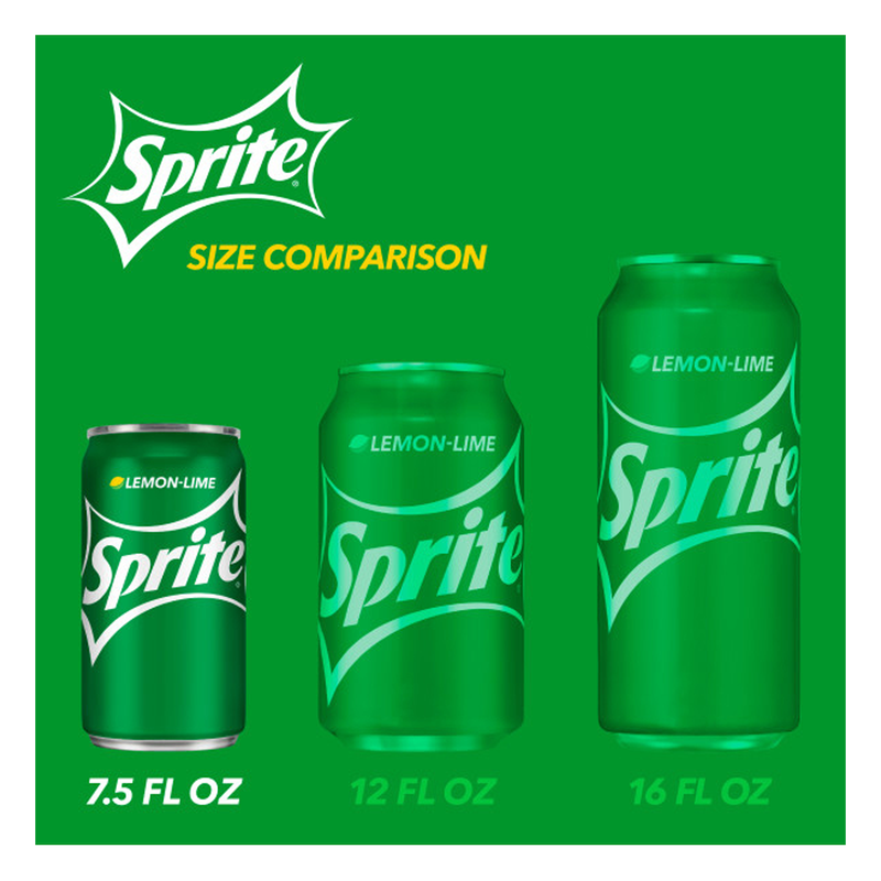 Sprite 10pk 7.5oz Mini Can - Sprite – BevMo!
