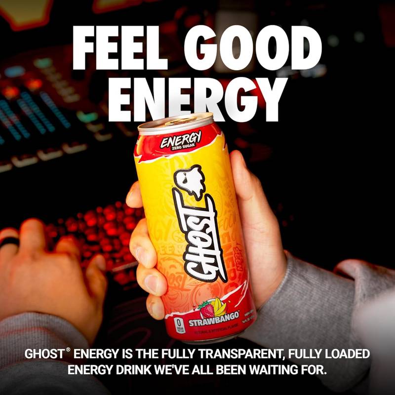 GHOST ENERGY Strawbango 16oz Can
