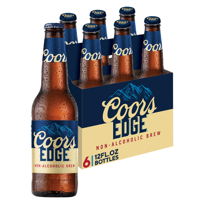 Coors Edge Non-alcoholic 6pk 12oz Btl - Coors Banquet – BevMo!
