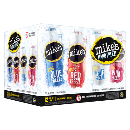 Mike's Hard Freeze Variety 12pk 12oz Can 5.0% ABV - Mike's Hard Mike's Hard Freeze Variety 12pk 12oz Can 5.0% ABV - Mike's Hard