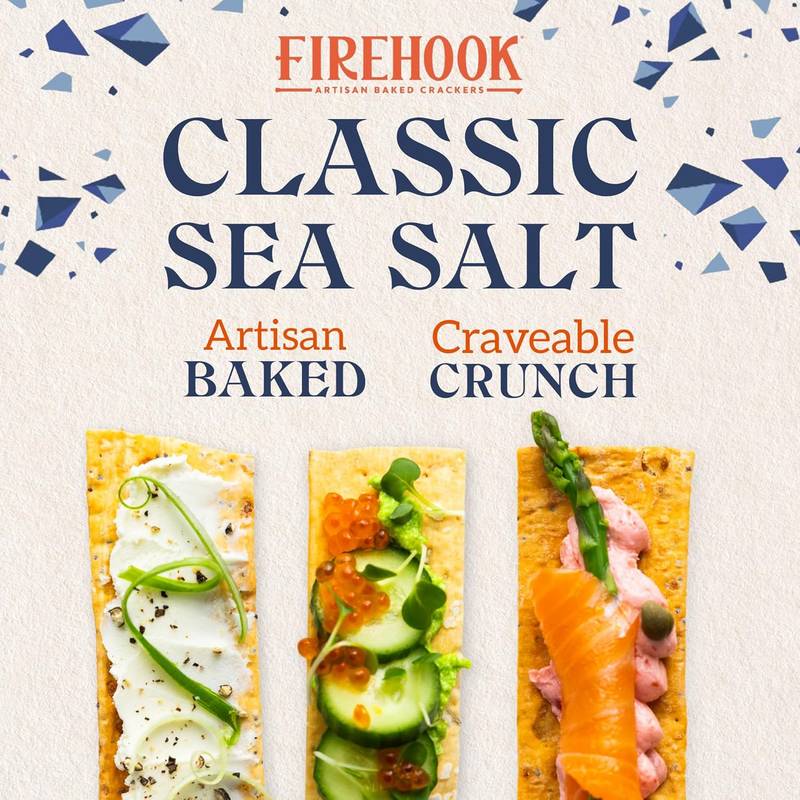 Firehook Cracker Baked Sea Salt, 5.5 oz