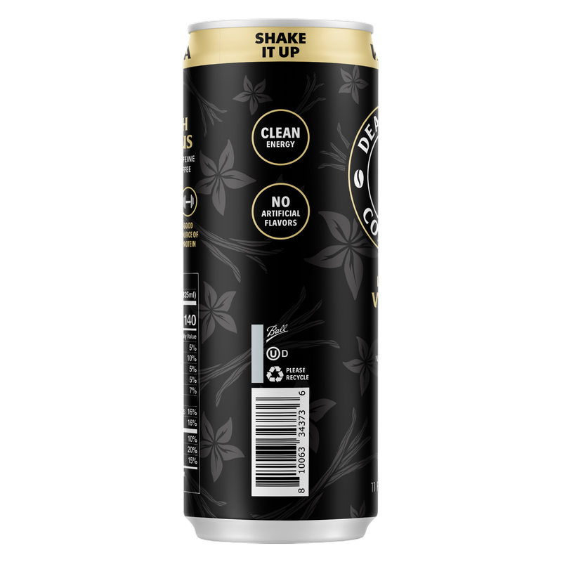 Death Wish Coffee Fair Trade Vanilla Latte 11oz Can - Death Wish Death Wish Coffee Fair Trade Vanilla Latte 11oz Can - Death Wish