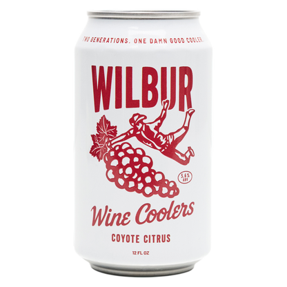 Wilbur Wine Coolers Coyote Citrus 4pk 12oz Cans