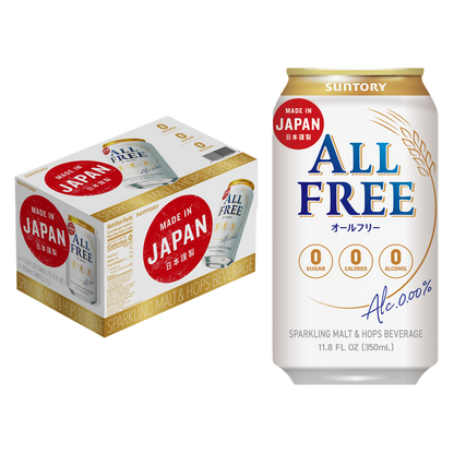 Suntory All Free Non-Alcoholic Beer 6pk 12oz Can