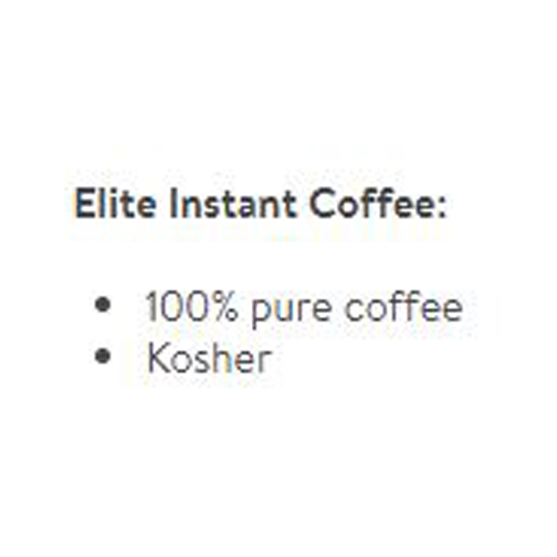 Elite Instant Coffee Tin 7oz