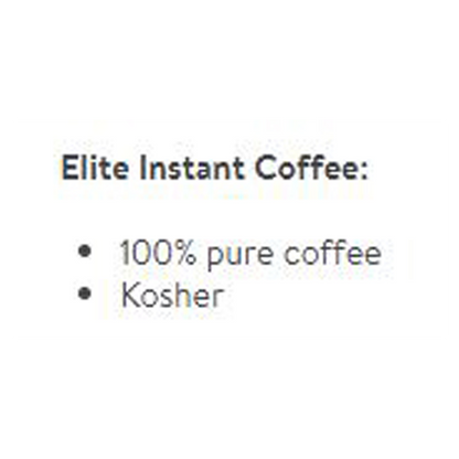 Elite Instant Coffee Tin 7oz