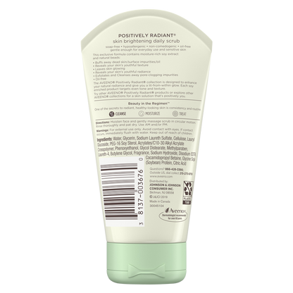 Aveeno Positively Radiant Skin Brightening Daily Scrub 5oz