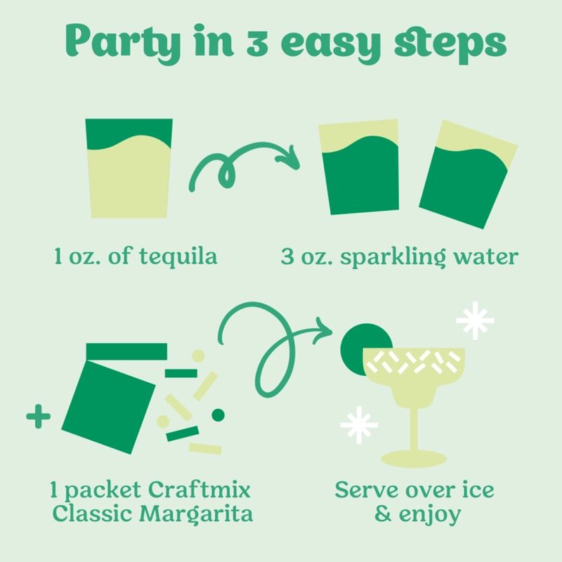 Craftmix Classic Margarita Cocktail/Mocktail Mix