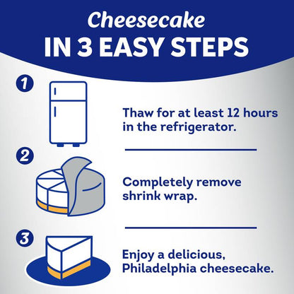 Philadelphia Frozen Original Plain Cheesecake 24oz
