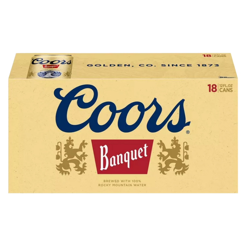 Coors Banquet 18pk 12oz Can 5.0% ABV