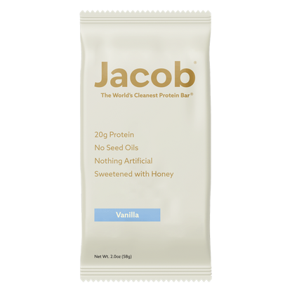 Jacob Vanilla Chip Protein Bar, 2 oz