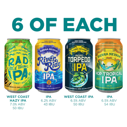 Sierra Nevada IPA Adventure Pack  24pk 12oz Cans