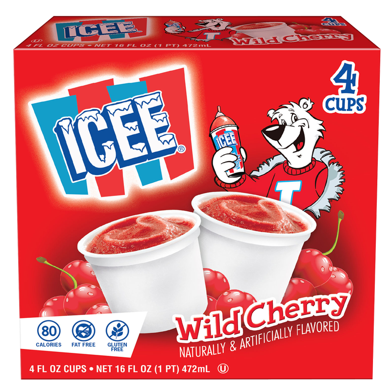 ICEE Frozen Wild Cherry Cups 4ct - ICEE – BevMo!