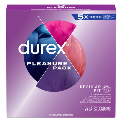 Durex Pleasure Pack Condom 24 ct