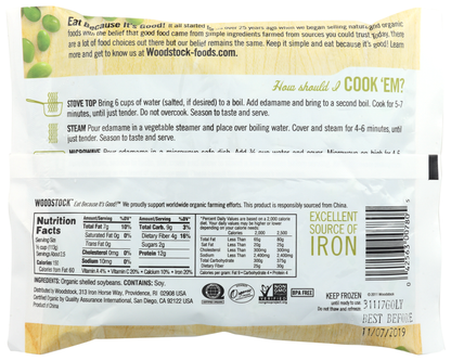 Woodstock Organic Edamame 10oz