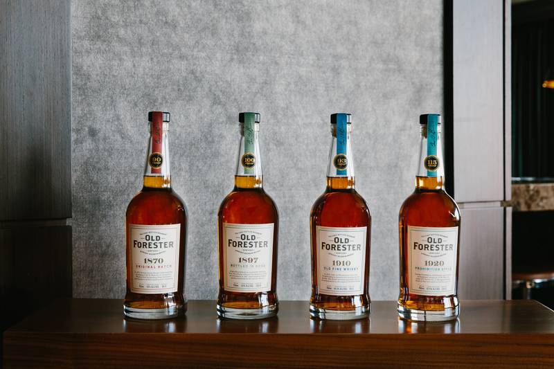 Old Forester Whiskey Row Series: 1870 Original Batch Kentucky Straight Bourbon Whisky, 750 mL Bottle, 90 Proof