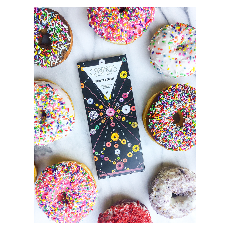 Compartés Donuts & Coffee Milk Chocolate Bar 3oz