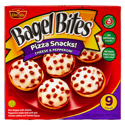 Bagel Bites Frozen Pepperoni Pizza Snacks 9ct 7oz