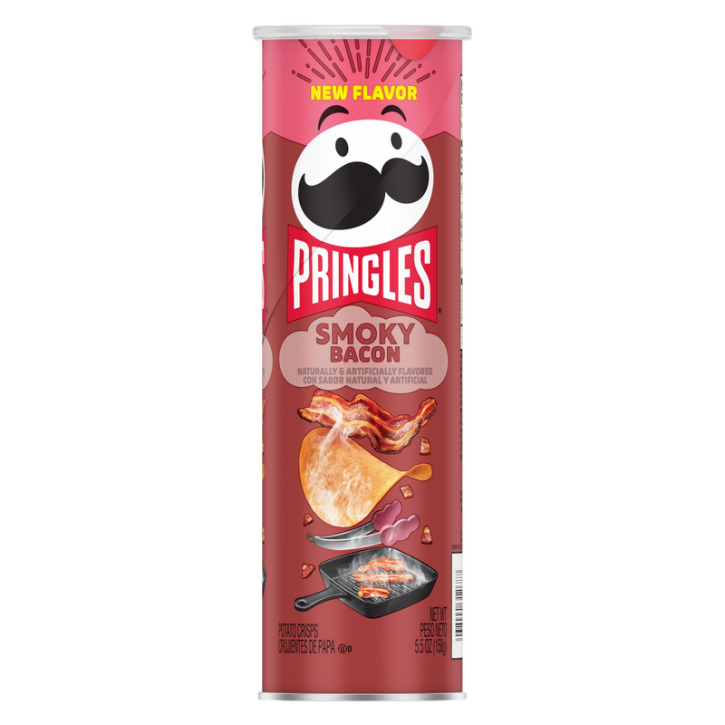 Pringles Smoky Bacon, 5.5 oz