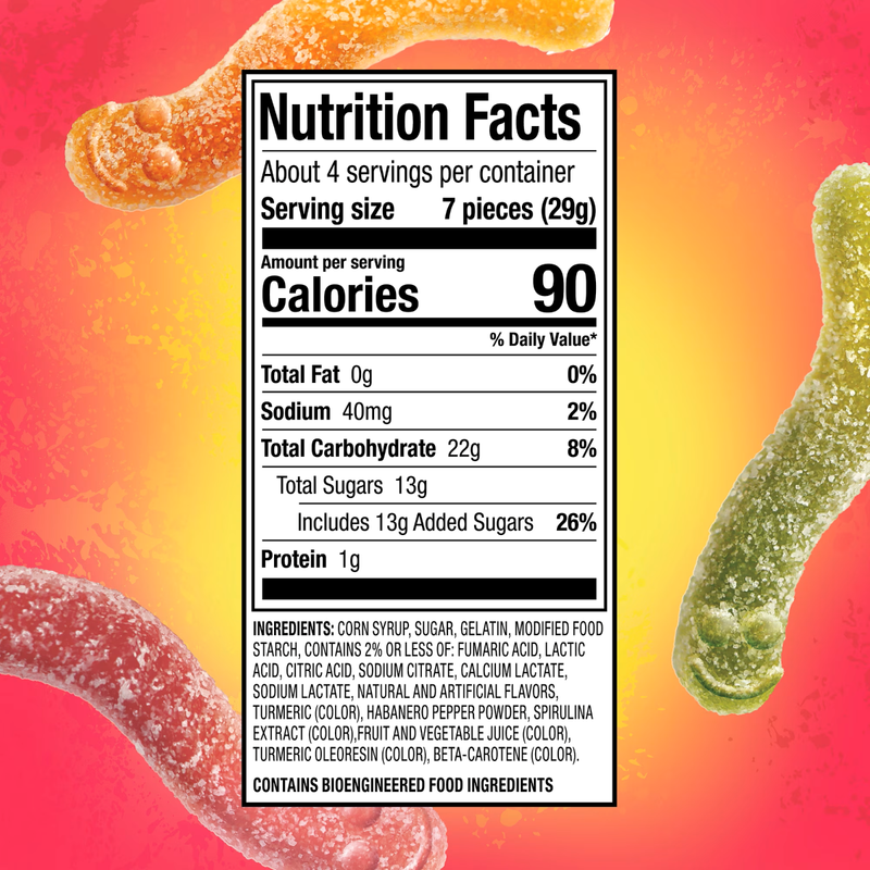 Trolli Spicy Gummy, 4.25 oz