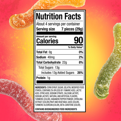 Trolli Spicy Gummy, 4.25 oz