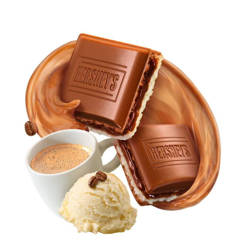 Hersheys Affogato Creme Chocolate Bar, King Size, 2.2 oz
